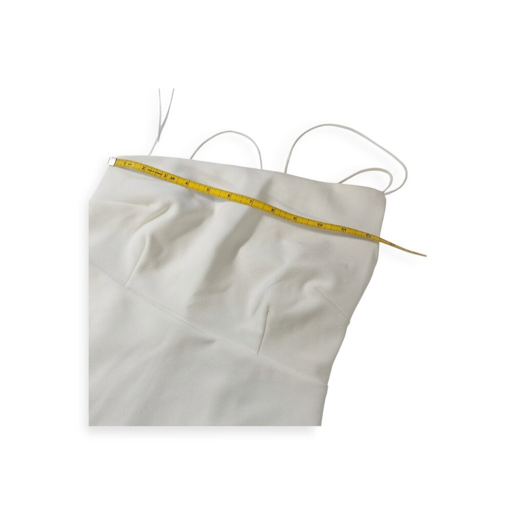 Abercrombie and Fitch White One Shoulder Dress SZ S Skort Bottom Mini Dress - Picture 8 of 9